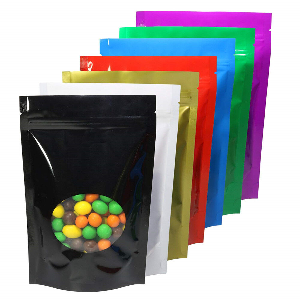 custom mylar bags with window