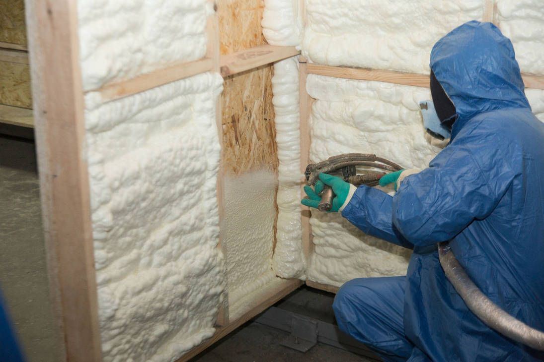 Spray foam insulation installers