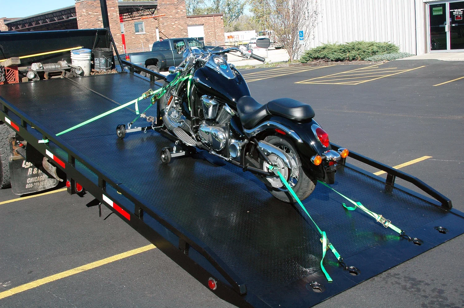 motorcycle towing